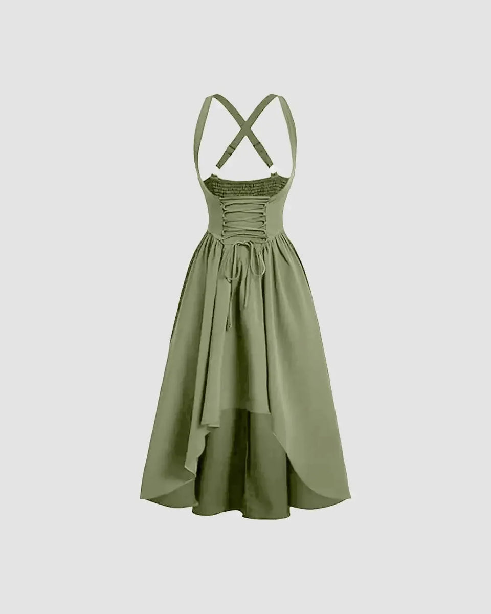 backless feather dress Stylish Beauty Strappy Back Mini Dress main image 1