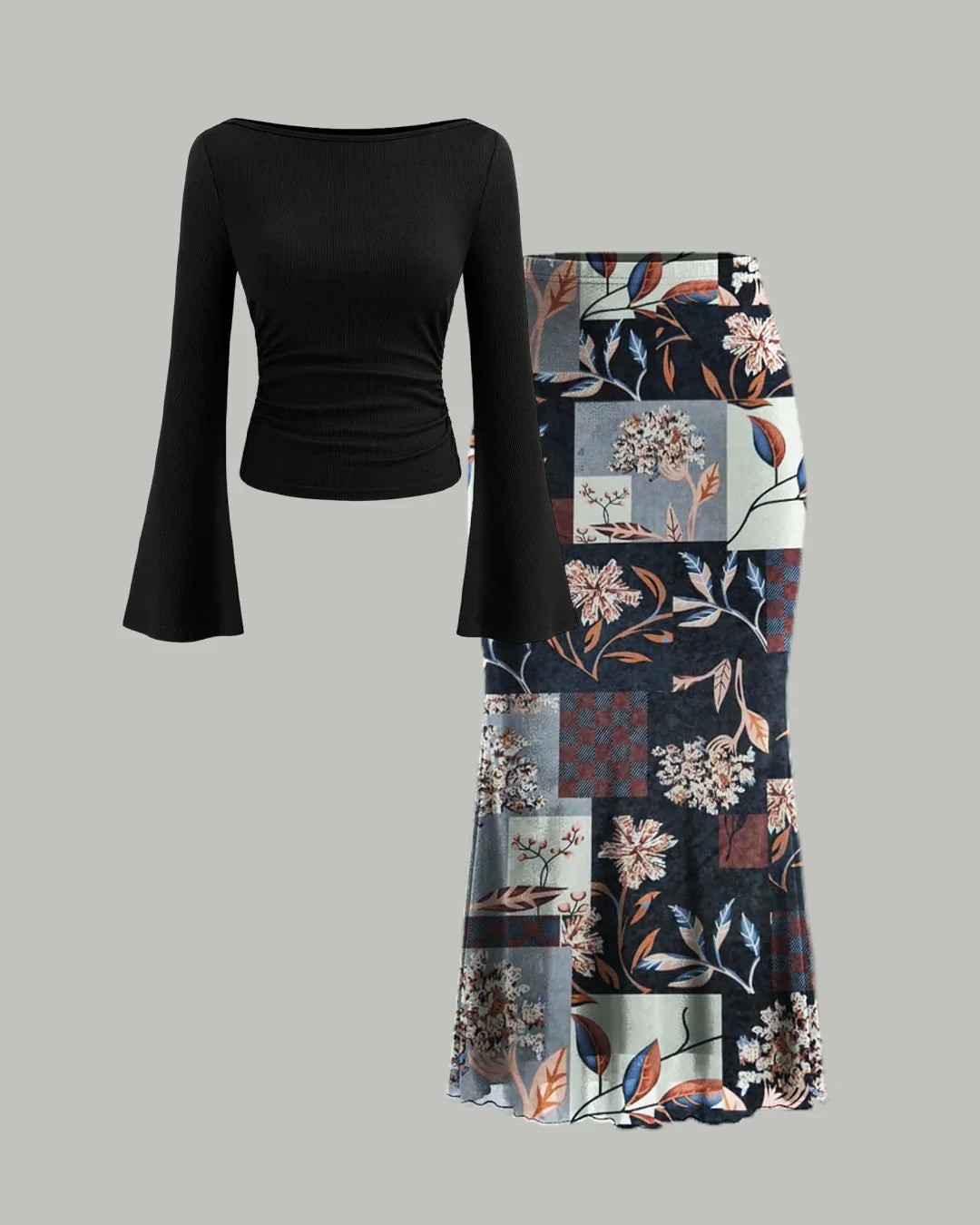 Long Sleeve Floral Co-ords Set