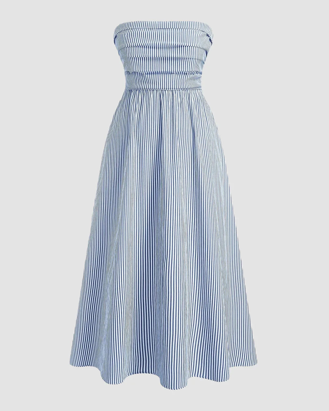Strapless Bust A-Line Midi Dress Curve & Plus - Littlebox India Strapless Bust A-Line Midi Dress Curve & Plus - Littlebox India