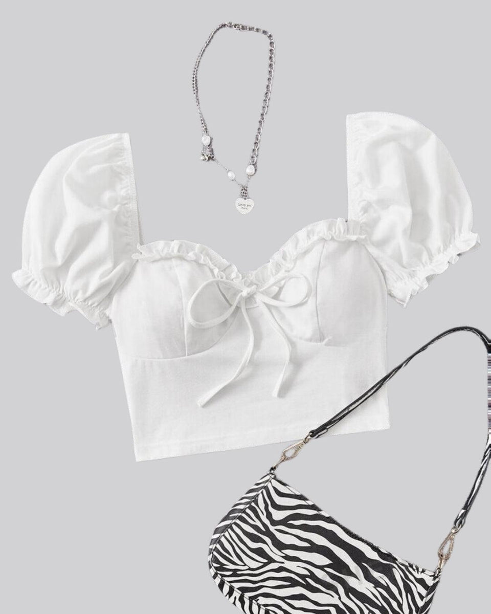 トップス CLANE / FEATHER RIBBON NOSLEEVE TOPS CLANE（クラネ）の「FEATHER RIBBON NOSLEEVE TOPS（その他トップス