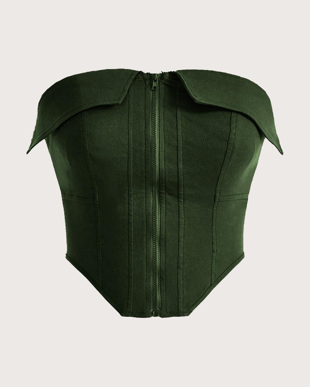 Textured_Zip_Front_Zipper_Cors