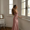 Sleeveless Fitted Maxi Dress in Lilac