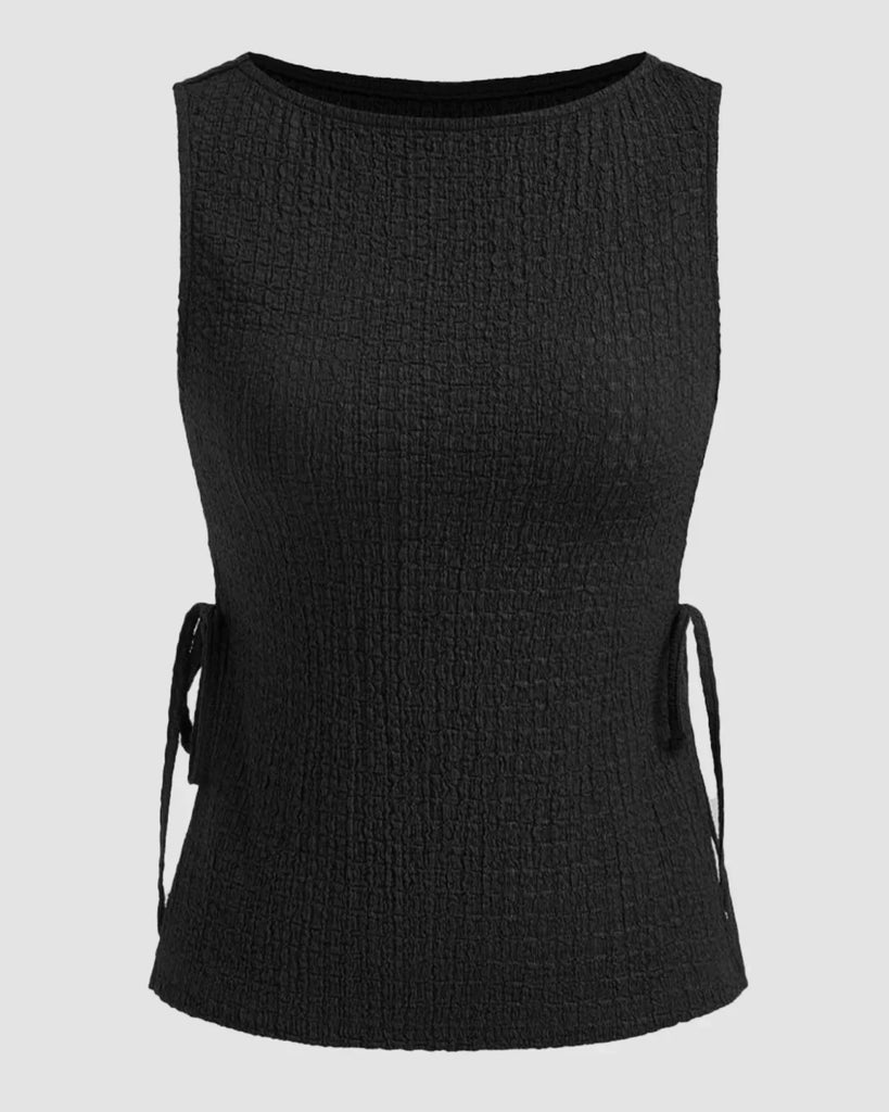 Back Tie Bow embellished Crop top - Littlebox India