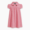 Peter Pan Collar Mini Dress in Classic Red
