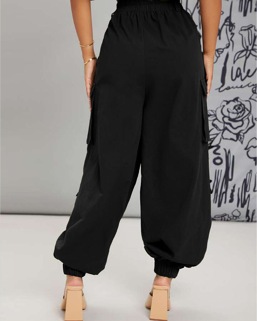 Cargo pants in black