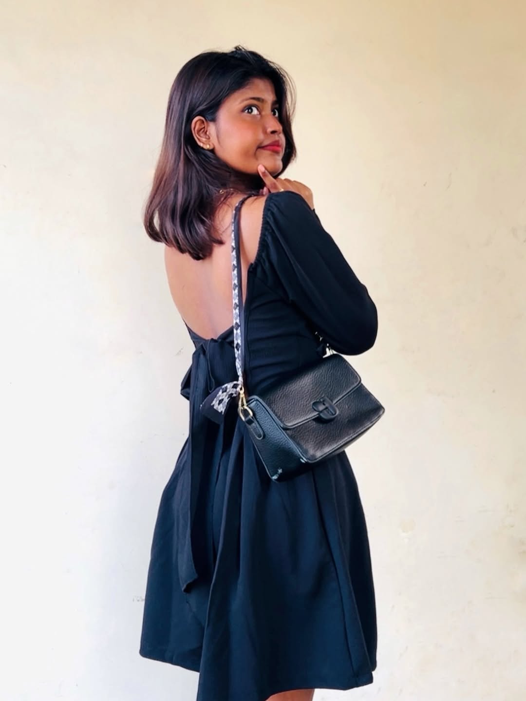 Black Square Neck Fit & Flare Mini Dress Littlebox India Black Square Neck Fit & Flare Mini Dress Littlebox India
