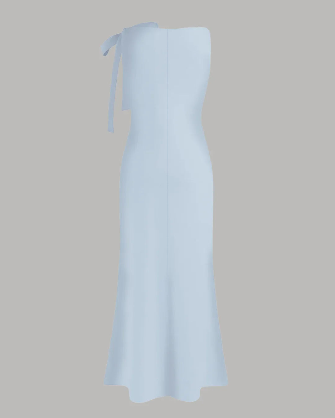 Ice Blue Bowknot Maxi Dress - Littlebox India
