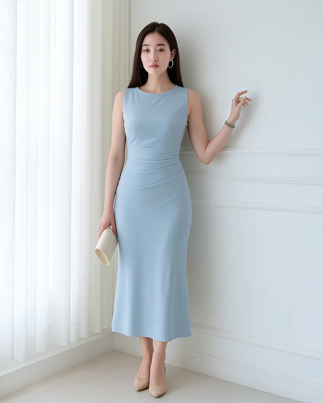 sequin light blue dress Light Blue Sequin Prom Dresses Mermaid Strapless Evening Dress FD3311 –  Viniodress