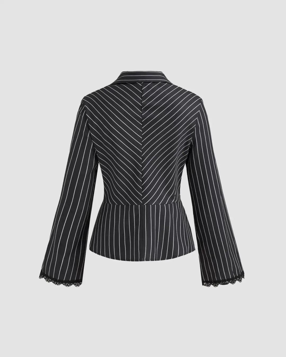 Collar_Striped_Lace_Trim_Butto Collar_Striped_Lace_Trim_Butto