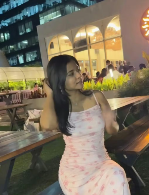 Customer photo 4 of Ruched Bodycon Dress With Floral Print And Spaghetti Straps