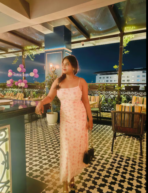 Customer photo 6 of Ruched Bodycon Dress With Floral Print And Spaghetti Straps