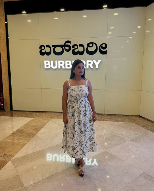 Customer photo 5 of Square Neck Floral Fit and Flare Midi Dress