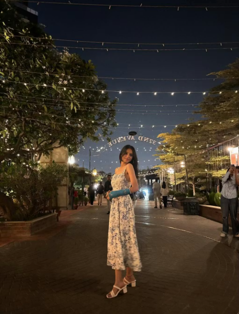 Customer photo 9 of Square Neck Floral Fit and Flare Midi Dress