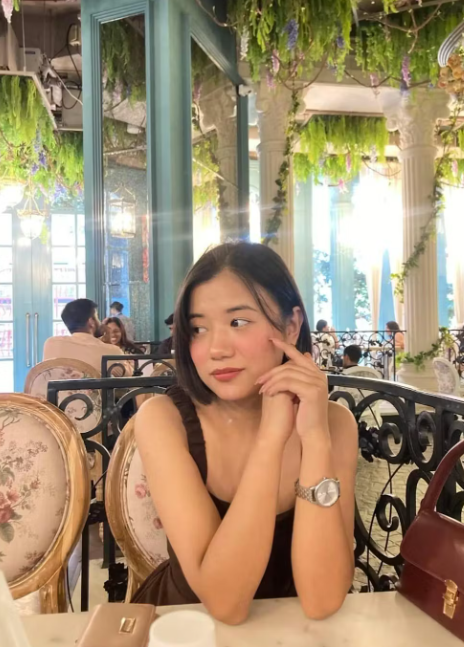 Customer photo 2 of Criss-Cross Waist Fit & Flare Midi Dress in Chocolate