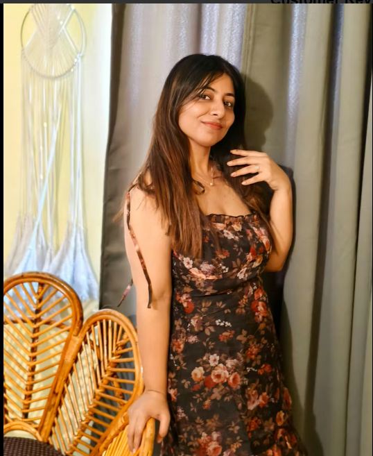 Customer photo 3 of Floral Corset Fit Tiered Ruffle Midi Gown With Detachable Skirt