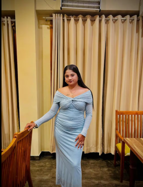 Customer photo 4 of Off Shoulder Mesh Ruched Fitted Dress With Long Sleeve In Dusty Blue