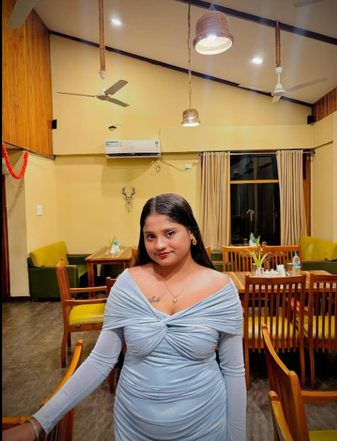 Customer photo 5 of Off Shoulder Mesh Ruched Fitted Dress With Long Sleeve In Dusty Blue