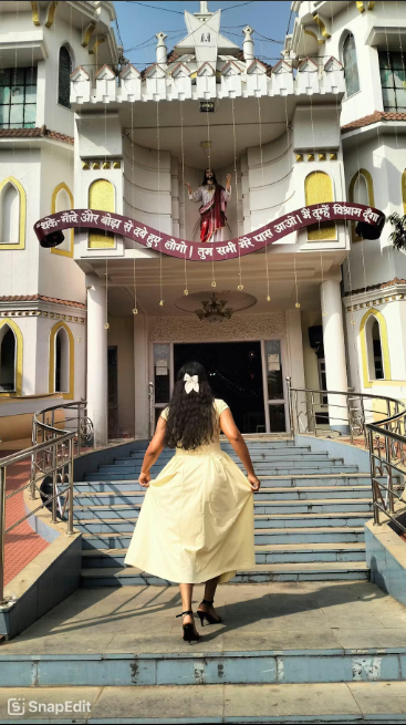 Customer photo 2 of Cap Sleeve Fit & Flare A-Line Midi Dress in Vanilla