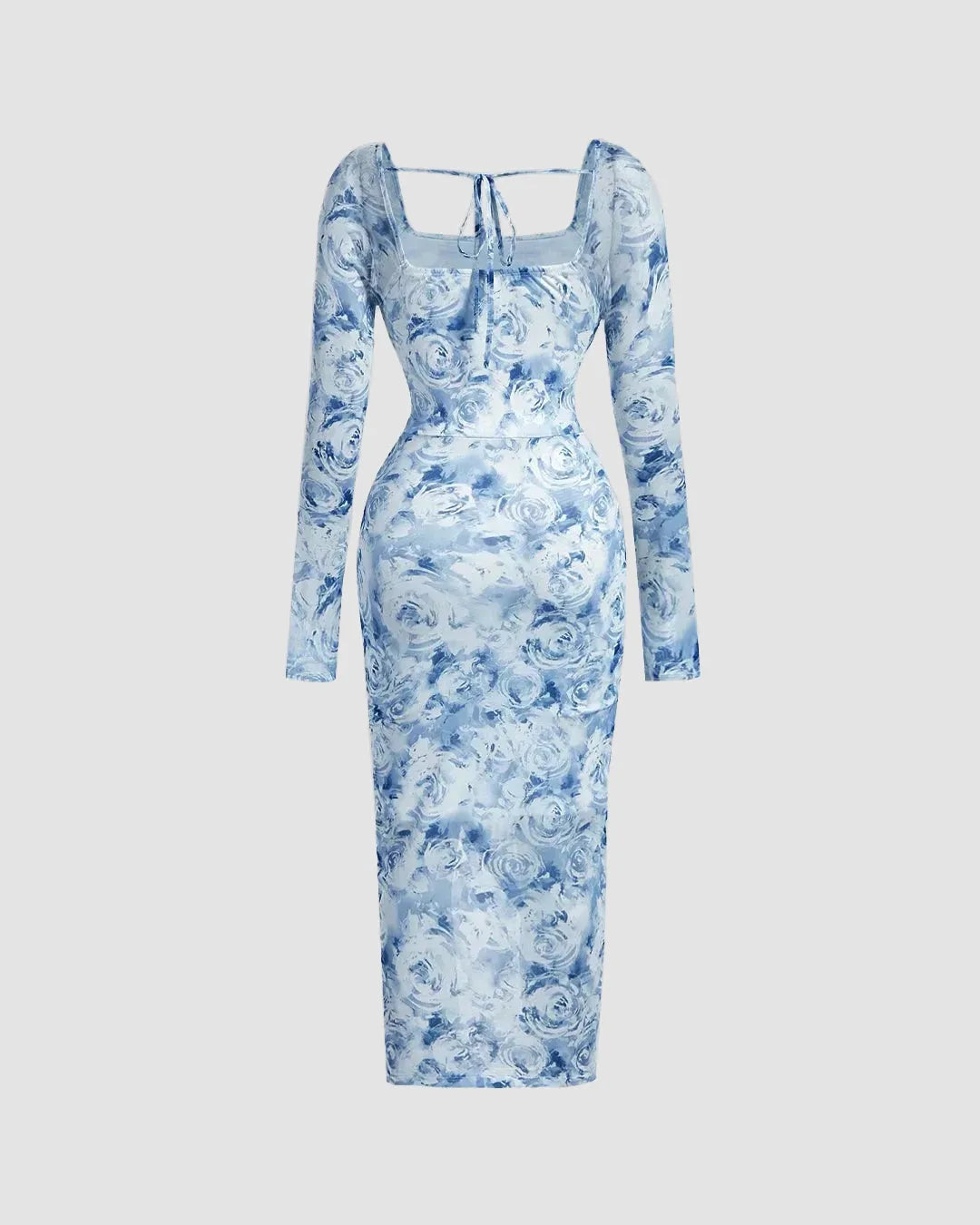 floral long bodycon dress Midi With Tie Front Detail & Sleeves Occasion:Birthday Mahogany Lace Satin Pearls Bottom Size:6XL Imported.