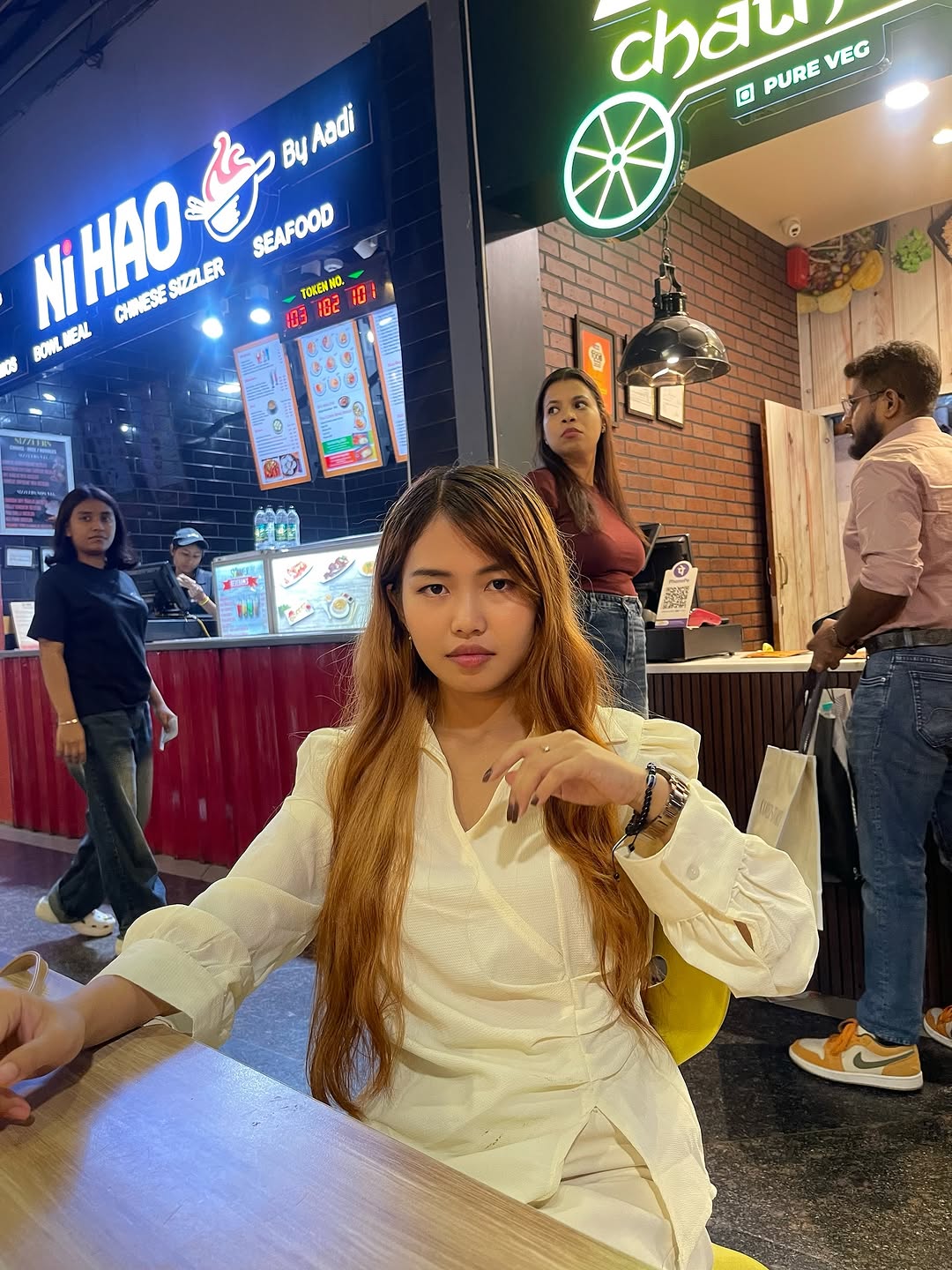 Customer photo 1 of Formal Collared Neck Wrap Style Full Sleeve Shirt in White