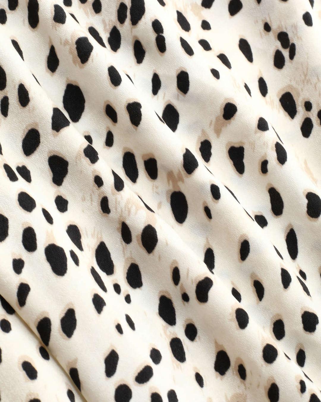 Curve leopard print ruffle mesh midaxi skirt main image 1