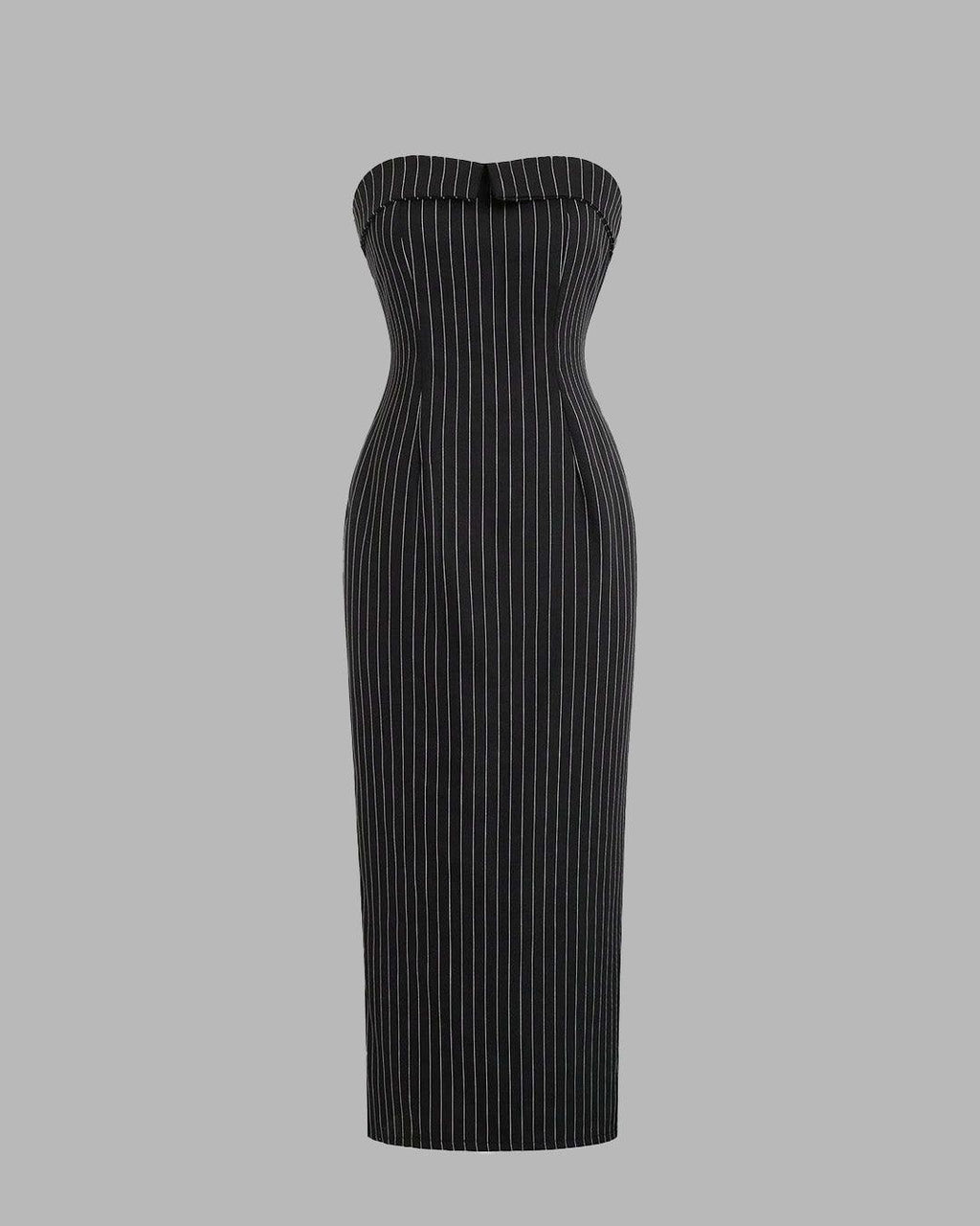 Off-Shoulder Corset Midi Dress