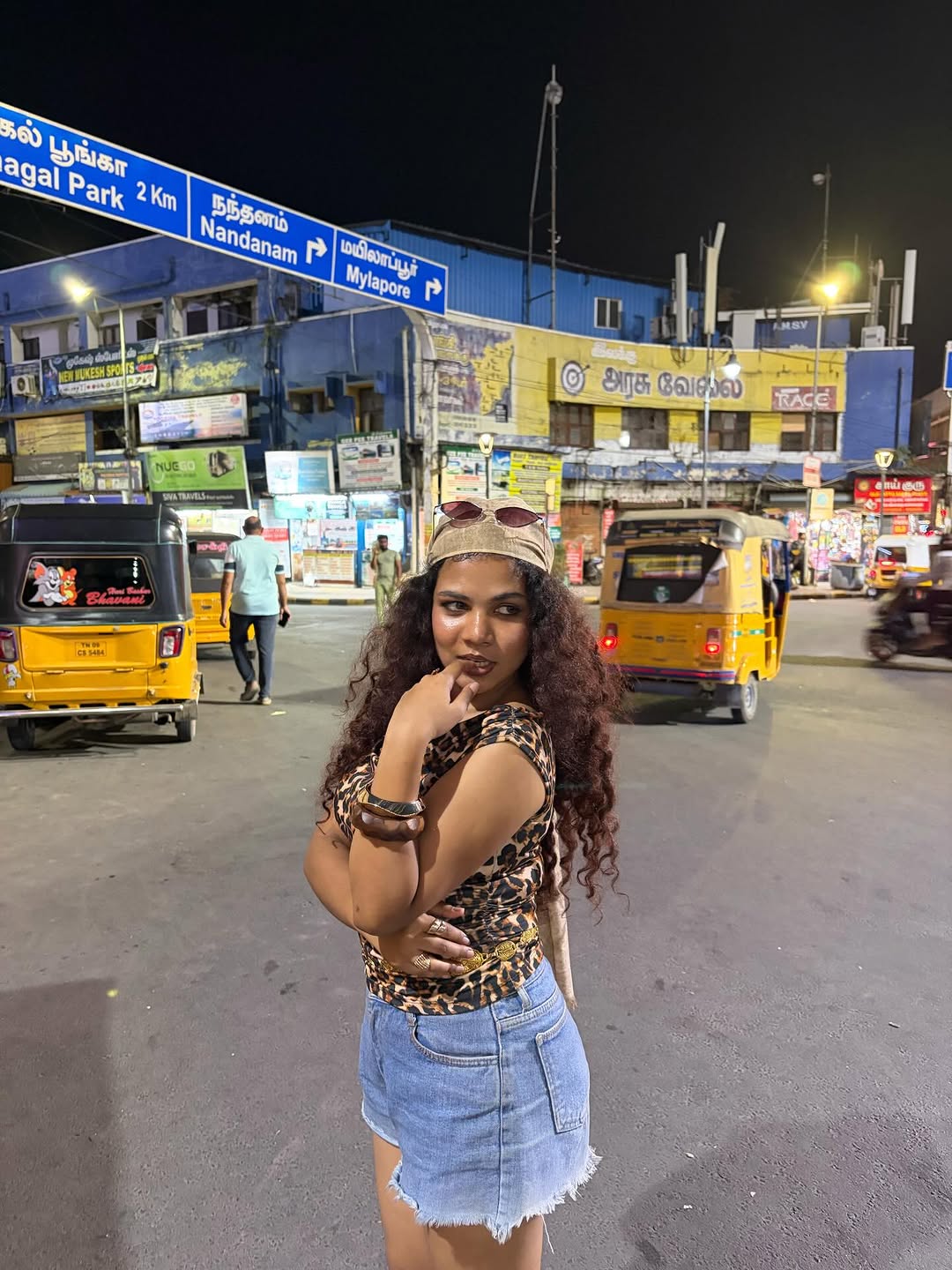 Customer photo 3 of Off-Shoulder Leopard Print Fitted Stylish Draped Design Top