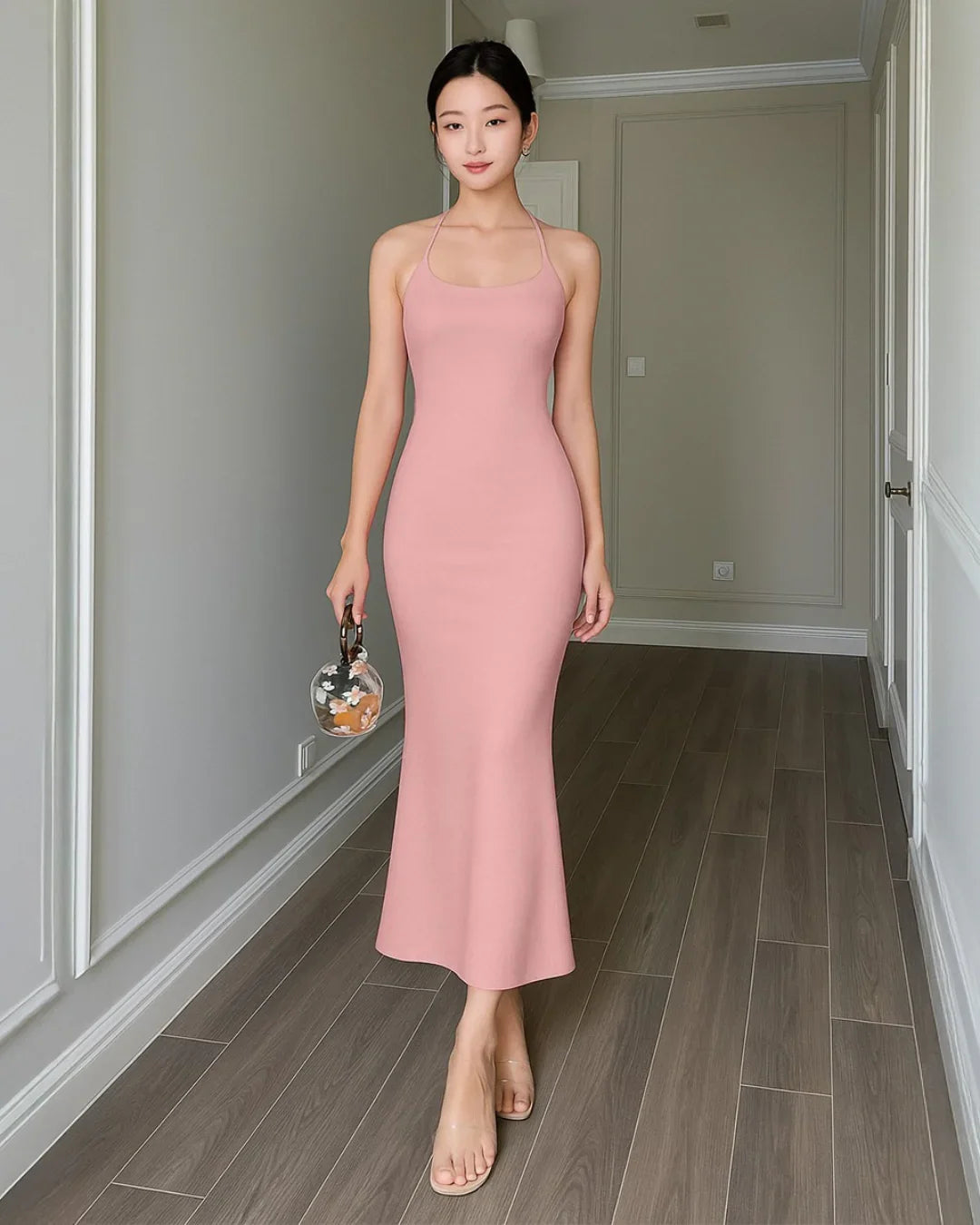 Pink Minimalist Maxi Dress Eliza Maxi Dress Pink Pink Minimalist Maxi Dress Eliza Maxi Dress Pink