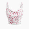 Ruched Cowl Neck Cami Top in Classic White Front View for Women | Littlebox India