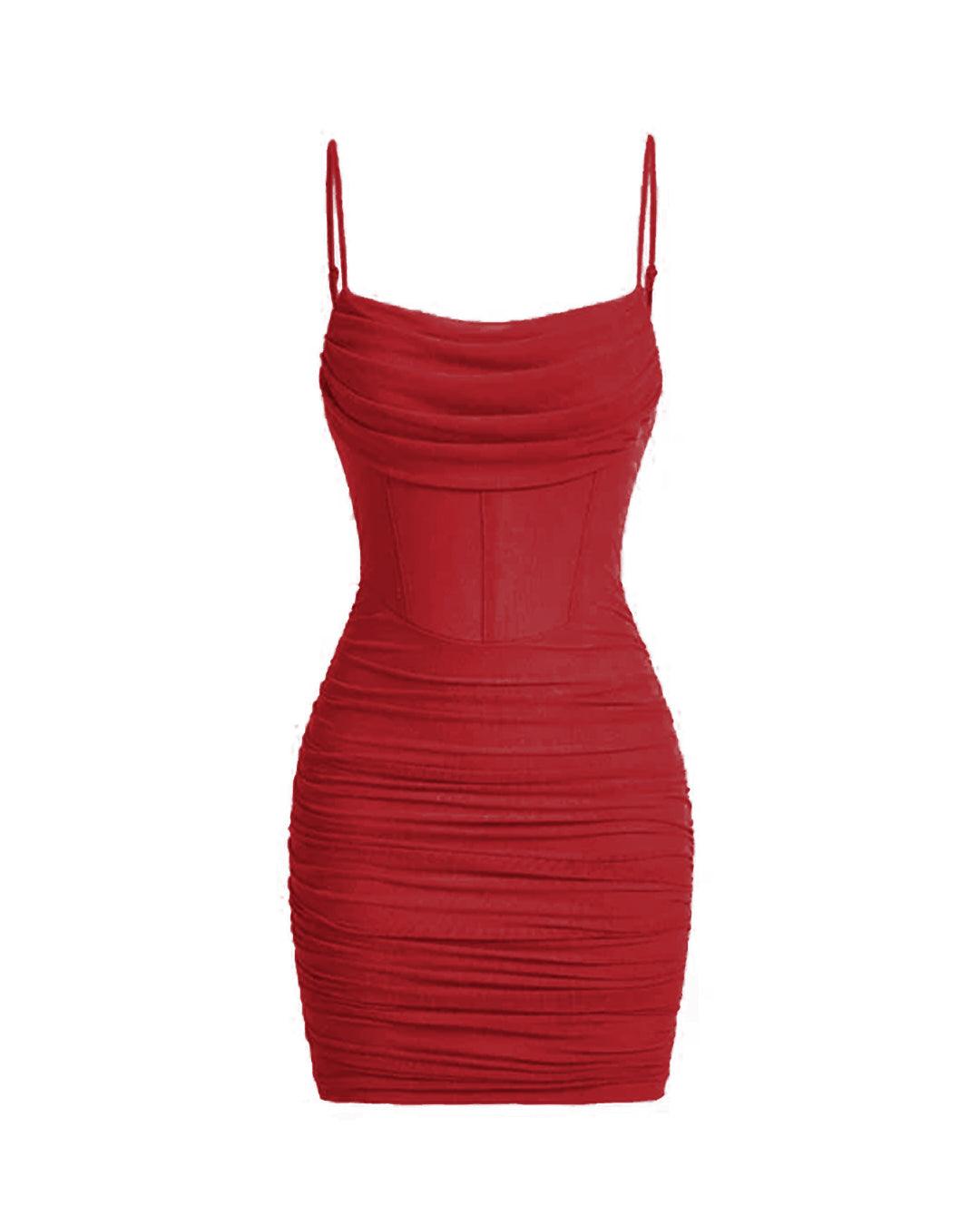 Maxi Dress Red Mesh Bodycon Dress ASOS DESIGN Mesh Halter Neck