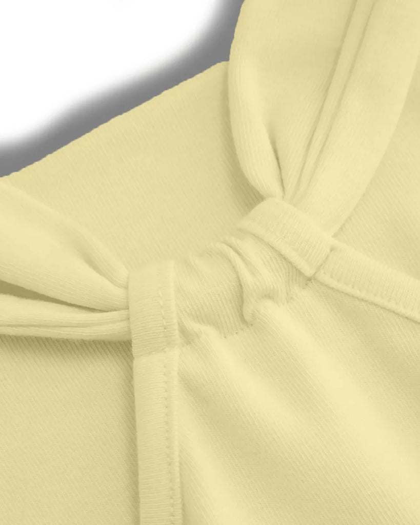 Fabric of Yellow ruched strap tank top with a sweetheart neckline, sleeveless design, in a soft vanilla color