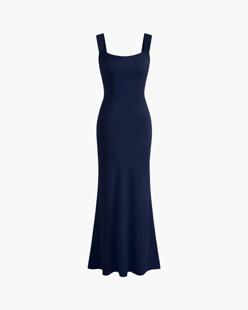 Navy Blue Backless Bodycon Dress - Littlebox India Navy Blue Backless Bodycon Dress - Littlebox India