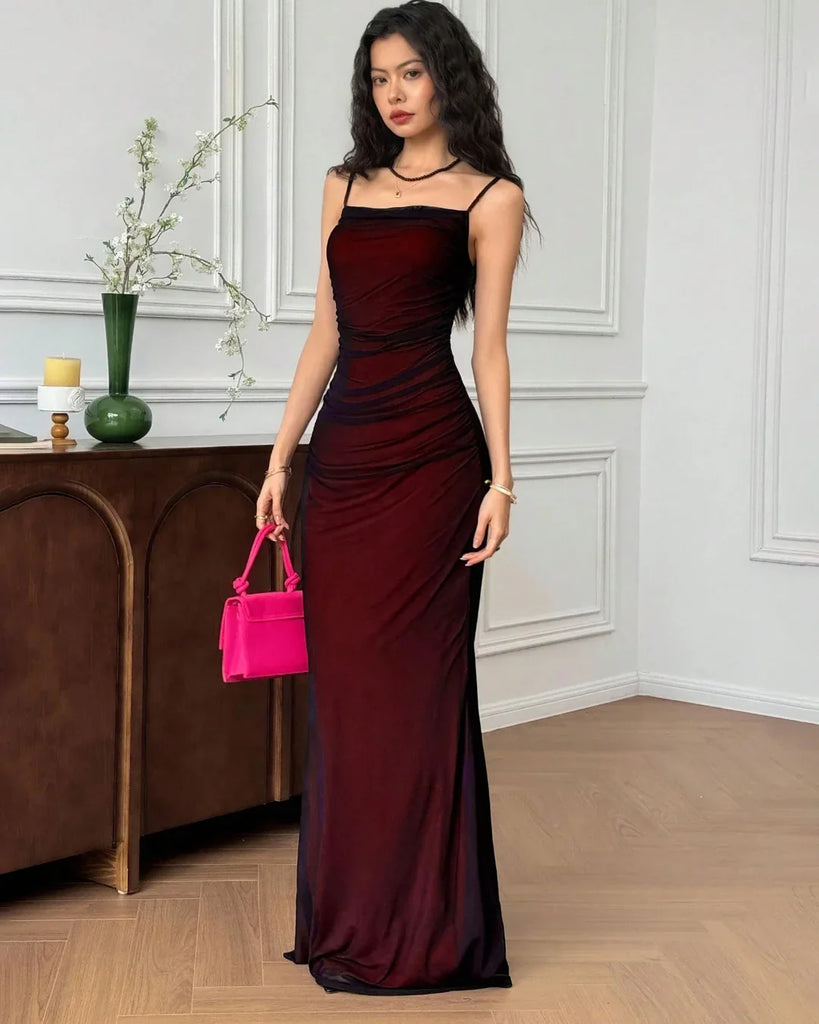 bodycon long dress for women Sheer Fishtail Hem Maxi – Littlebox India ArchiveApr26 Size:2XL tall forward design that will L184009 Long V-neck Belsoie