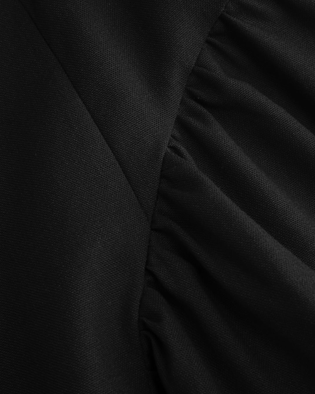 Black Lace-Up Corset Dress