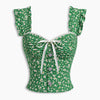 Casual Sweetheart Neck Gingham Sleeveless Crop Top