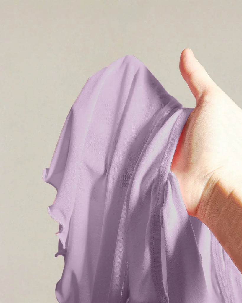 Layered Ruffle Sleeveless Top in Purple - Littlebox India