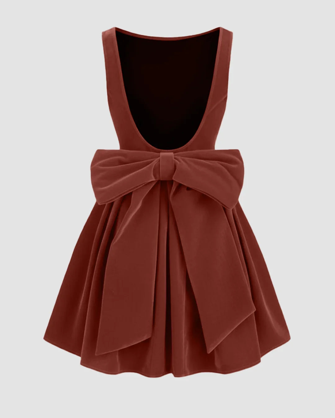 strapless open back dress Rosalind Boat Neck Open Back Dress – Minimalist Elegance main image 0