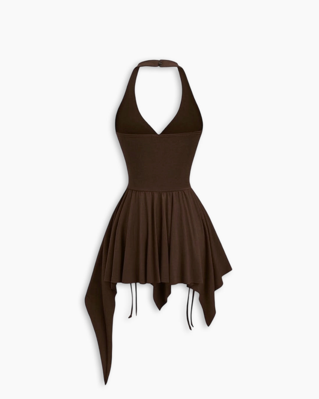 sachin and babi light blue dress Pretty Darling Women's Bodycon Satin V Neck Long Sleeve Ruffle Chocolate  Brown Casual Dress, chocolate brown, 34-36 : Amazon.sg: Fashion
