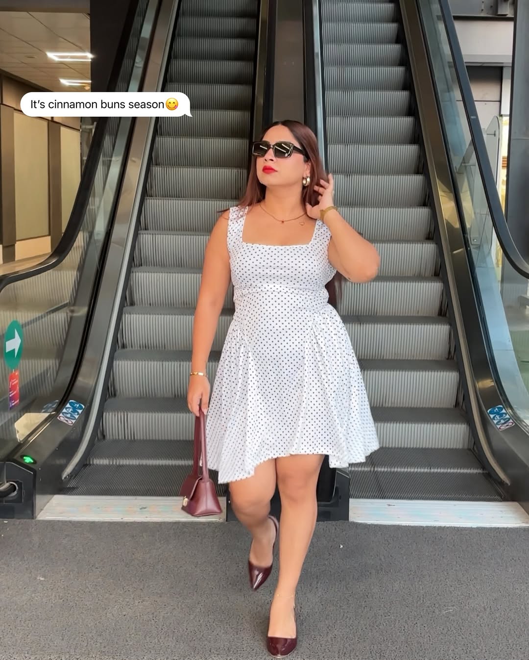 Customer photo 1 of White Polka Dot Bow Back Backless Mini Dress
