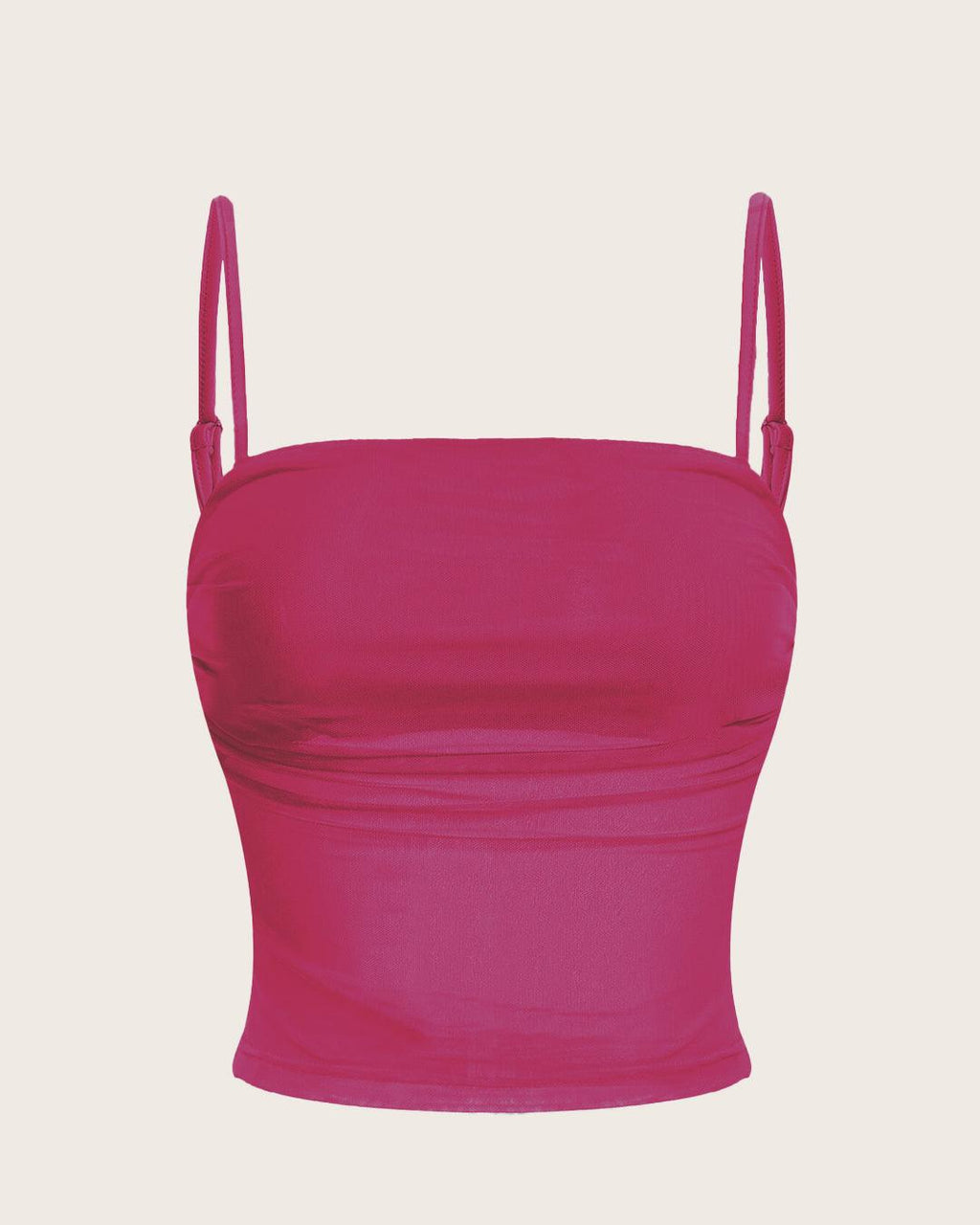 Y2k Spaghetti Strap Pink Tank Top