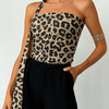 Leopard Print Tube Top