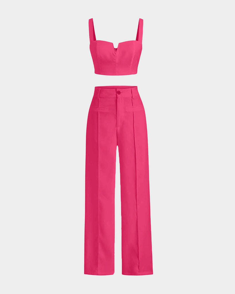 Set of two Pink Top With Trouser