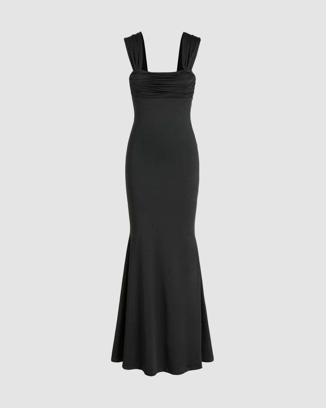 black long one piece dress Black One Piece Dresses Bodycon