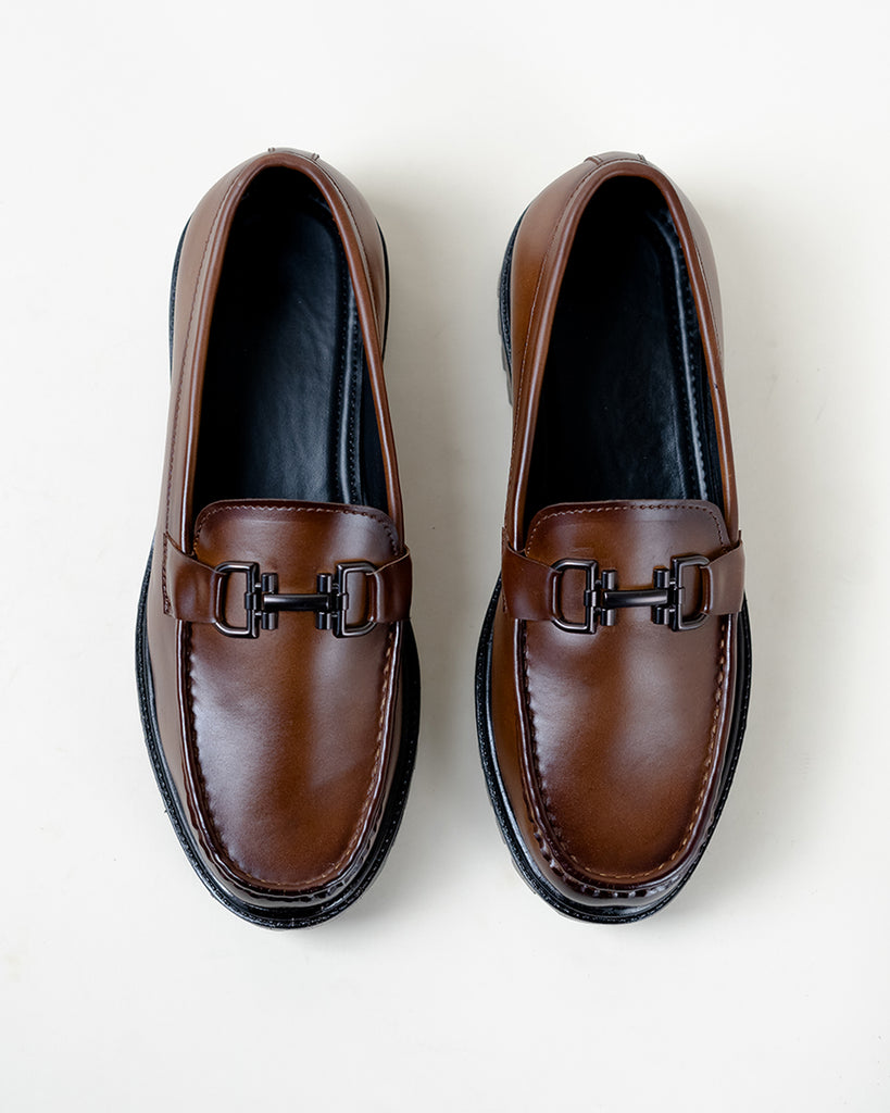 casual brown loafers for men