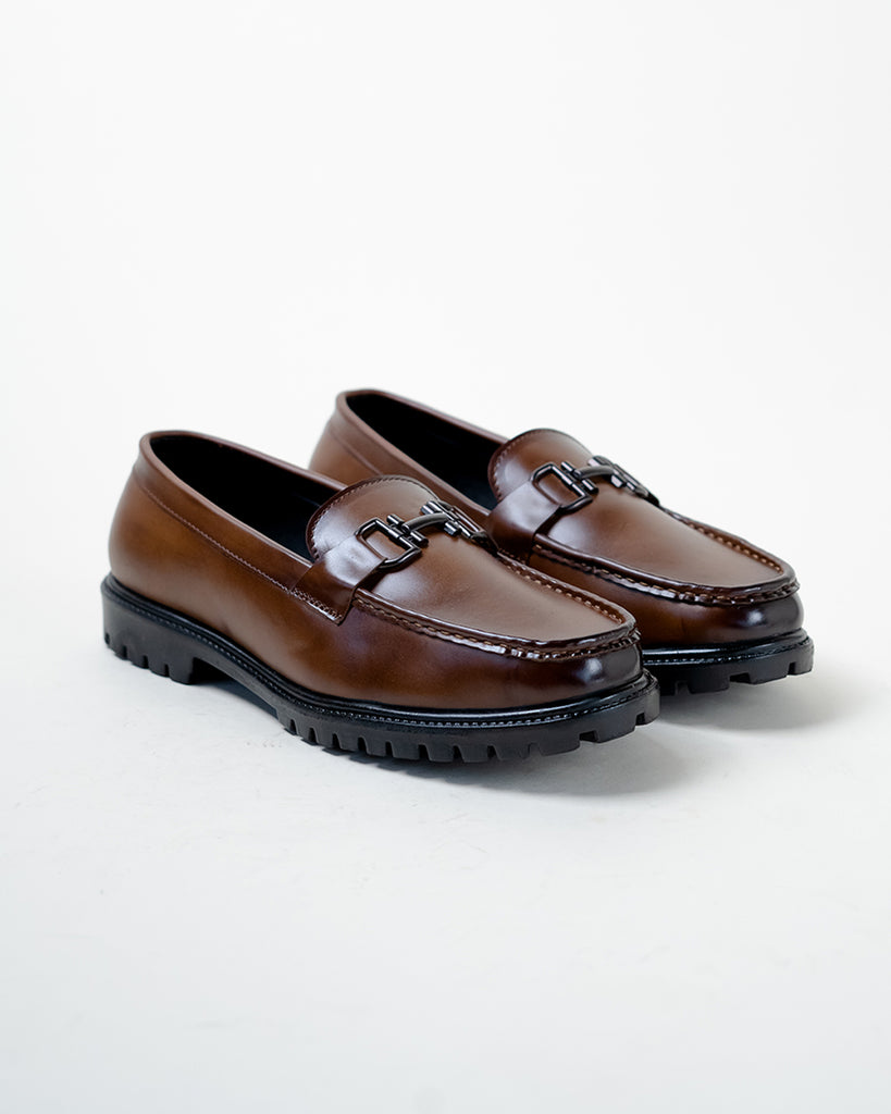 stylish brown loafers for men
