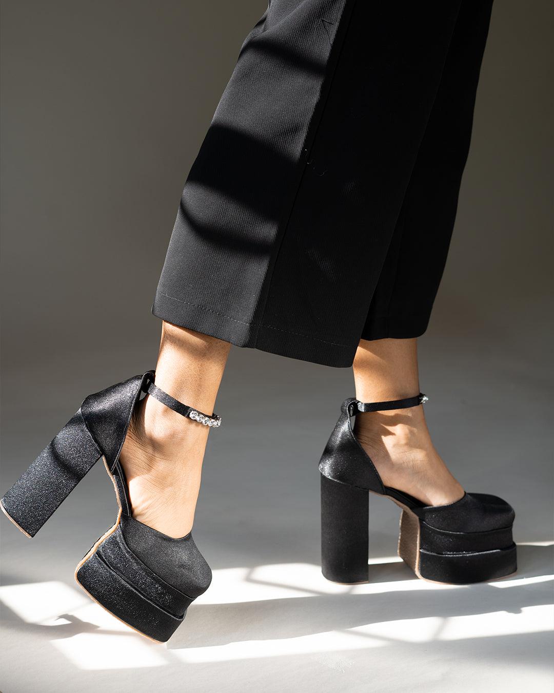 Gold Heels Platform Heels Margot Platform Sandal Showstopper Vibe