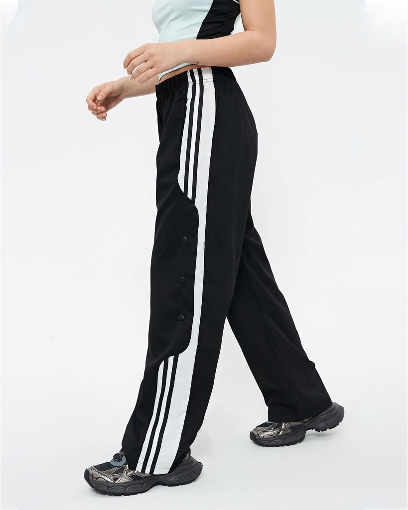 Y2k Women Baggy Side-Stripe Trousers Pant