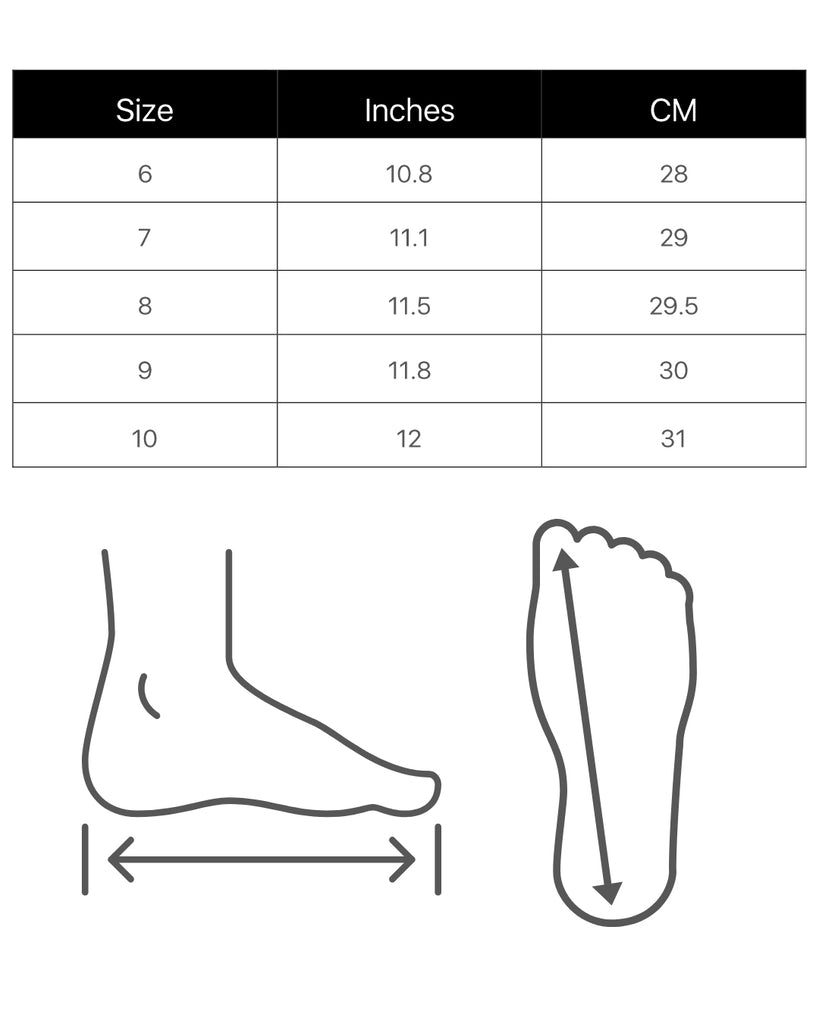 Measurement of Men’s Loafer