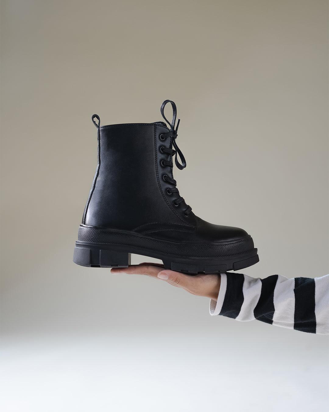 Back To School Lace-Up Chunky Boots – Littlebox India