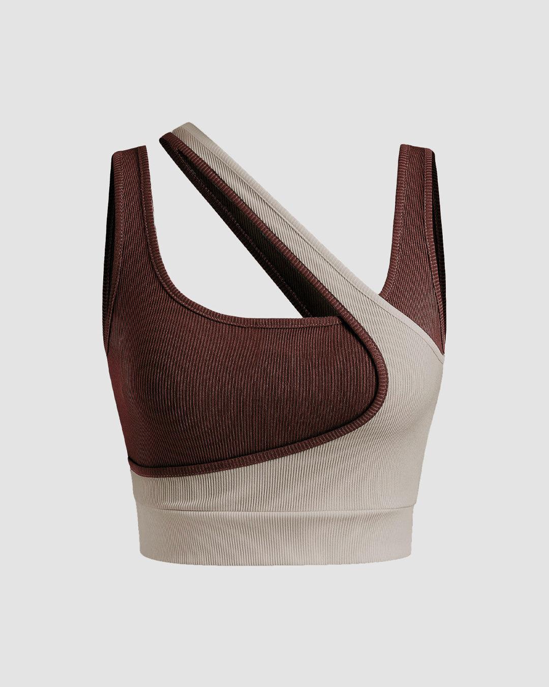 Two Color Ribbed Trending Brown Top – Littlebox India
